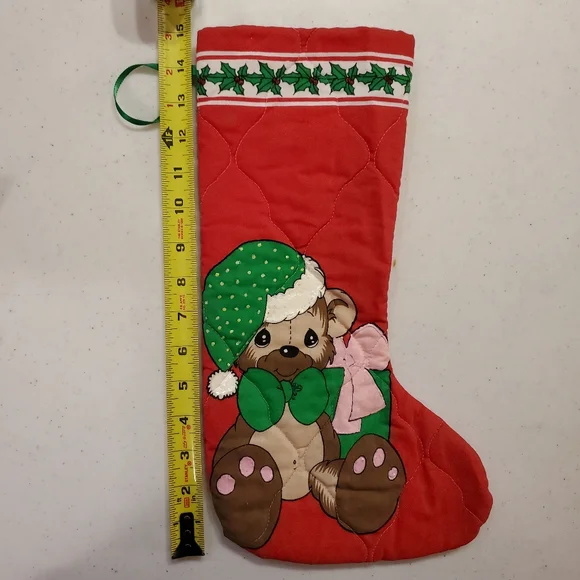 Precious moments 15" full size Christmas stocking - Picture 2 of 4